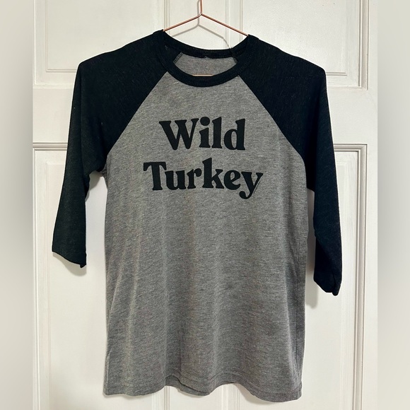 {Rivet Apparel} Wild Turkey Baseball Tee - Sz YL 11-12 ๐ฆ - Picture 4 of 13